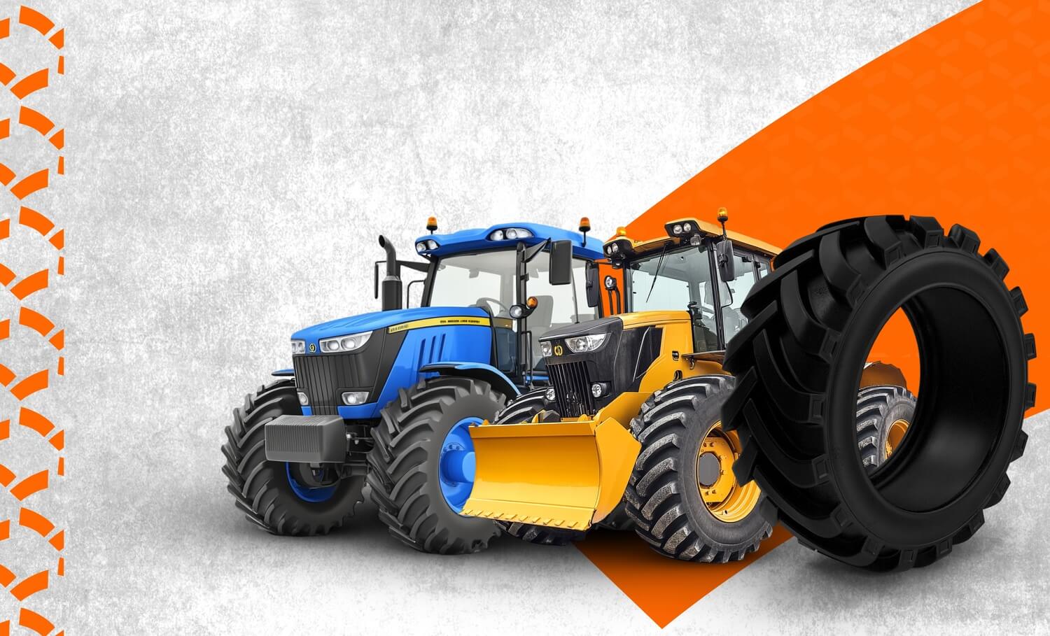 تشكيلة متخصصة من الإطارات الزراعية و الصناعية لتحمل أصعب الظروف - تصفح إطارات المركبات الزراعية و الصناعية من إطاراتكم