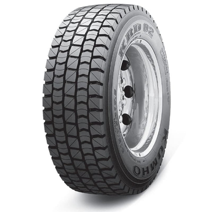 إطار شاحنات ثقيلة من ماركة كومهو، بنقشة مخصصة للمحور الخلفي لتوفير قوة جر عالية و عمر تشغيلي طويل - متجر إطاراتكم