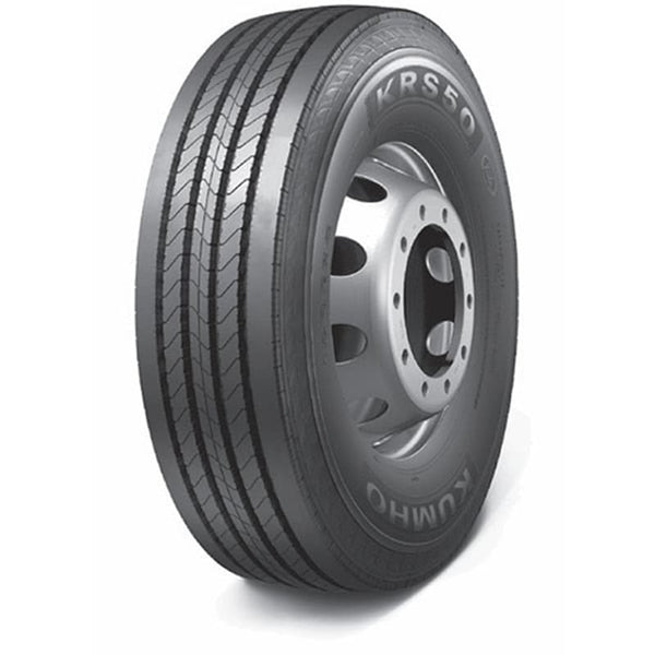 إطار شاحنات ثقيلة من ماركة كومهو، بنقشة مخصصة للمحور التوجيهي و المسافات الطويلة على الطرق المعبدة - متجر إطاراتكم