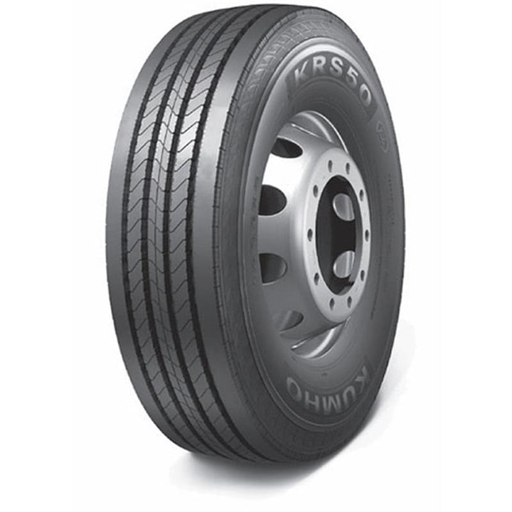 إطار شاحنات ثقيلة من ماركة كومهو، بنقشة مخصصة للمحور التوجيهي و المسافات الطويلة على الطرق المعبدة - متجر إطاراتكم